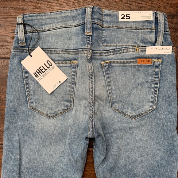 Joe's Jeans Cheri Hello The Icon Skinny Jeans Mid Rise Denim Light Wash Size 25 - Picture 5 of 7
